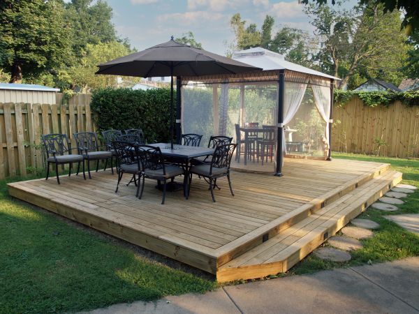 Cost of Backyard Deck Installation in Frankfort