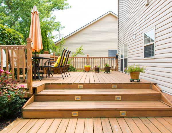 Cost of Wooden Patio Installation in Frankfort